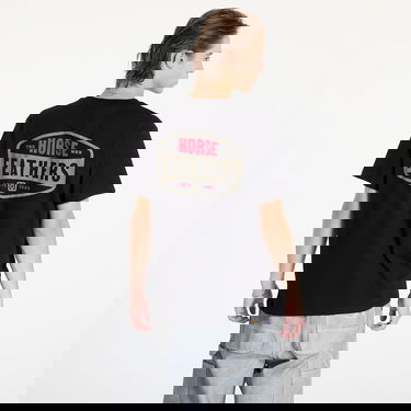 Tričko Horsefeathers Hexagon II T-Shirt Black M Čierna | SM1367A, 4