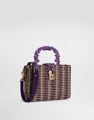 Kabelka Dolce & Gabbana Dolce & Gabbana Dolce Box Woven Handbag Fialová | BB5970A9AC58S534, 2