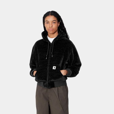 Mikina Carhartt WIP Active Fleece Zip-Up Hoodie Čierna | I033905_8, 2