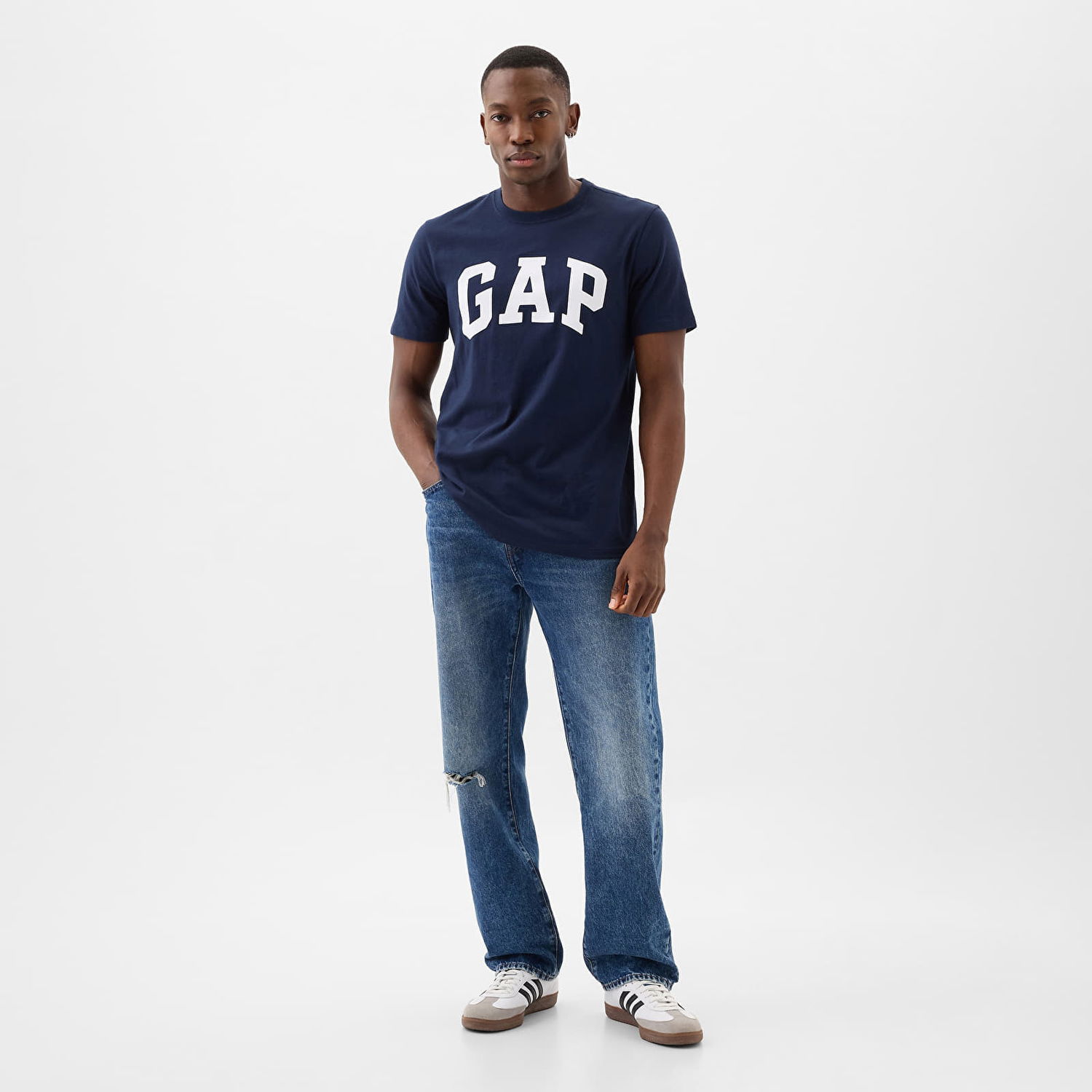 Tričko GAP Basic Logo Tee Tapestry Navy Navy | 856659-04, 1