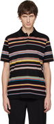 'Signature Stripe' Cotton-Piqué Polo