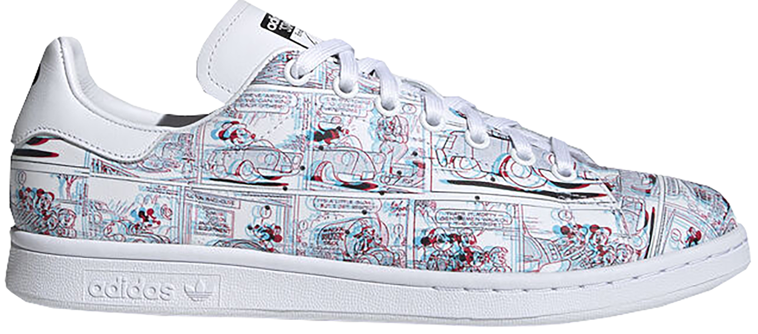 Tenisky a topánky adidas Originals Stan Smith Mickey Mouse 3D Biela | FW2911, 0