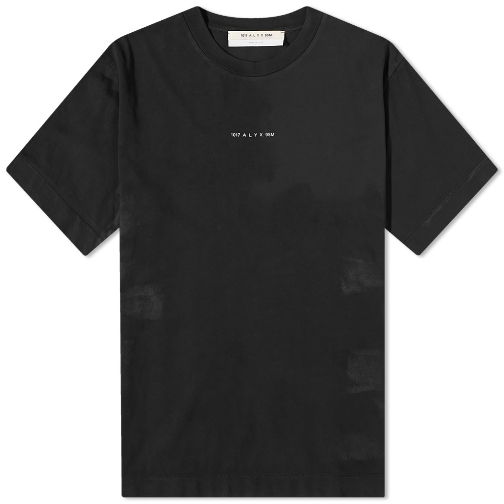 Tričko 1017 ALYX 9SM END. x 'Neon' Treated Logo Tee Čierna | AXMTS0405FA01-BLK0001, 0