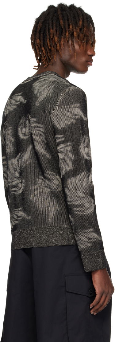 Sveter Dries Van Noten Dries Van Noten Jacquard Sweater Čierna | 251-021206-1711, 2