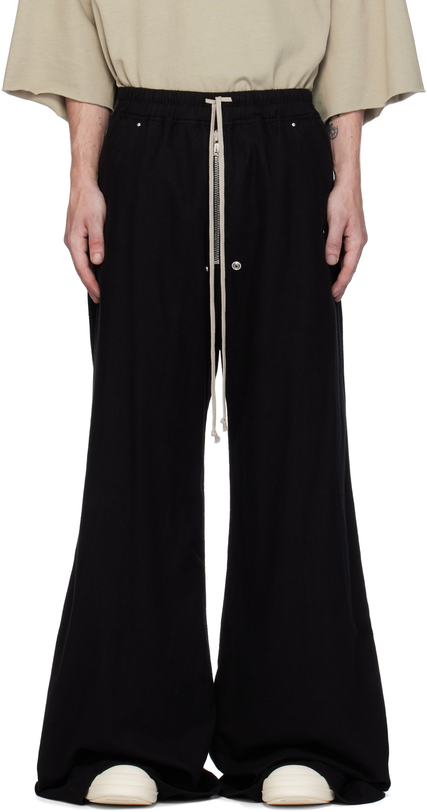 Nohavice Rick Owens Geth Belas Trousers Čierna | DU02D2378 CFL, 0
