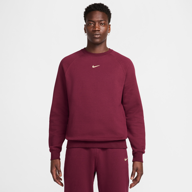 Mikina Nike NOCTA Fleece Crewneck Sweatshirt Vínová | FN8160-638, 2