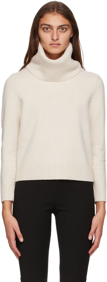 Sveter TOTEME TOTEME Prati Wool & Cashmere Turtleneck Béžová | 204-562-752, 0