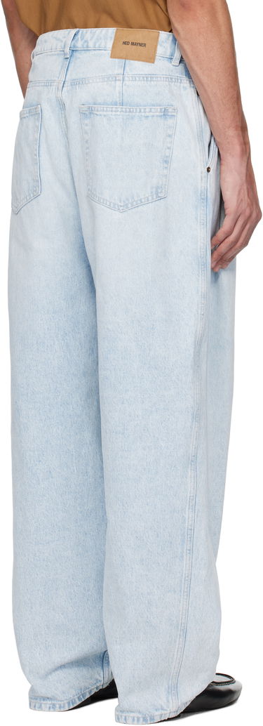 Džínsy HED MAYNER Hed Mayner Pleated Jeans Modrá | HMMA67021A-HA190, 2