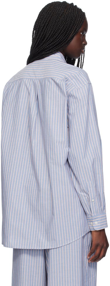 Košeľa Baserange Baserange Ole Striped Long Sleeve Shirt Modrá | SHOL-PO-AU24, 2