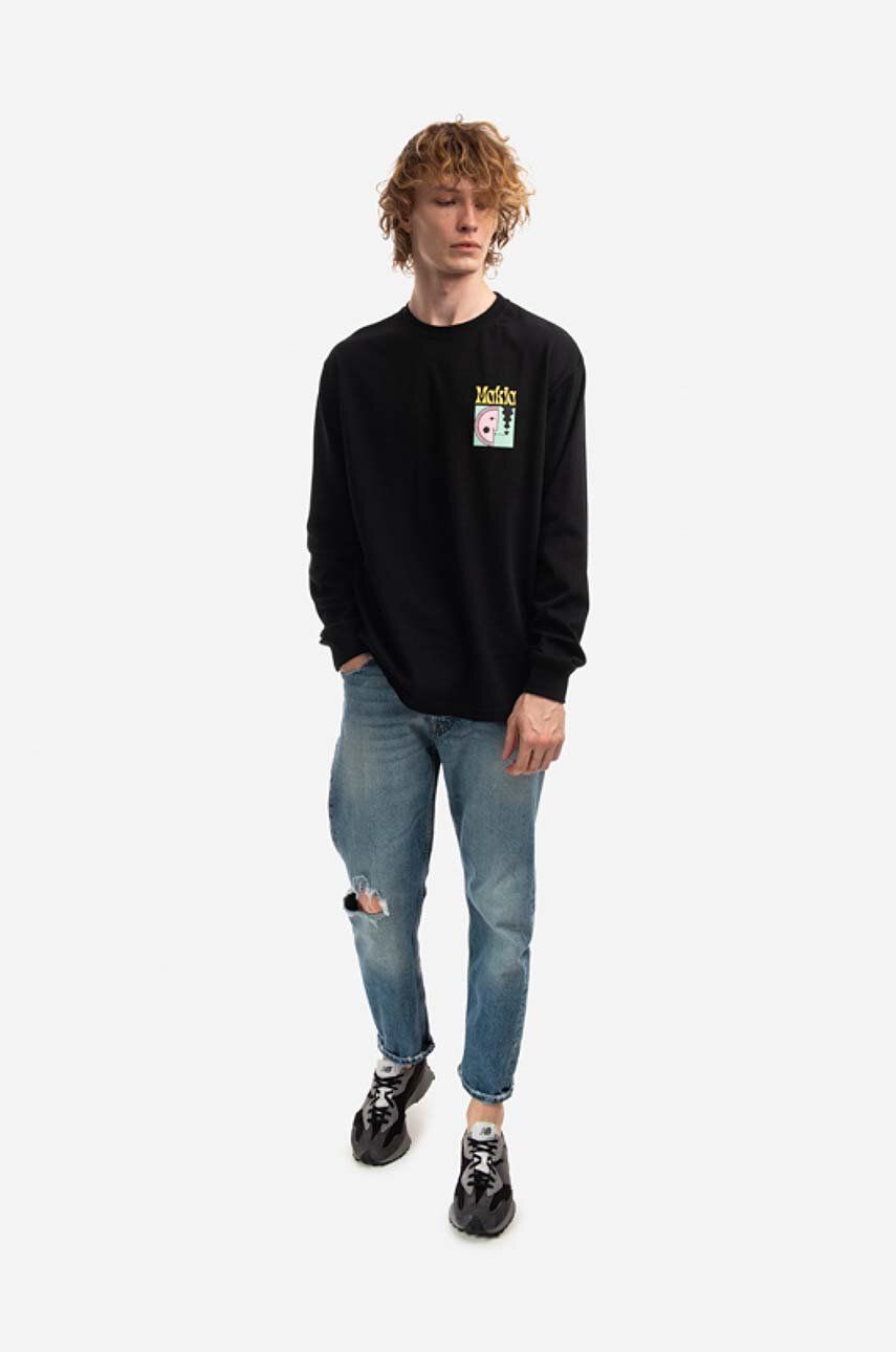Tričko Makia Long Sleeve T-Shirt Čierna | M40108, 1