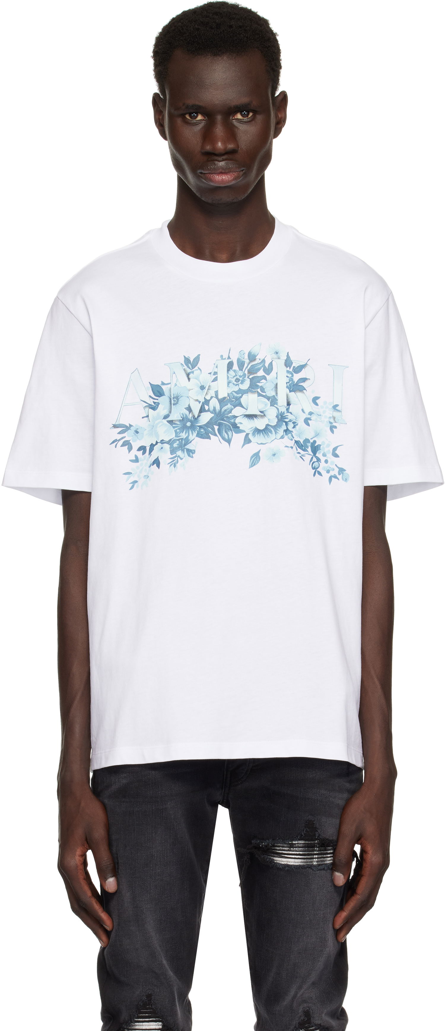 Tričko AMIRI AMIRI 'Amiri' Garden T-Shirt Biela | AMJYTE1192, 0