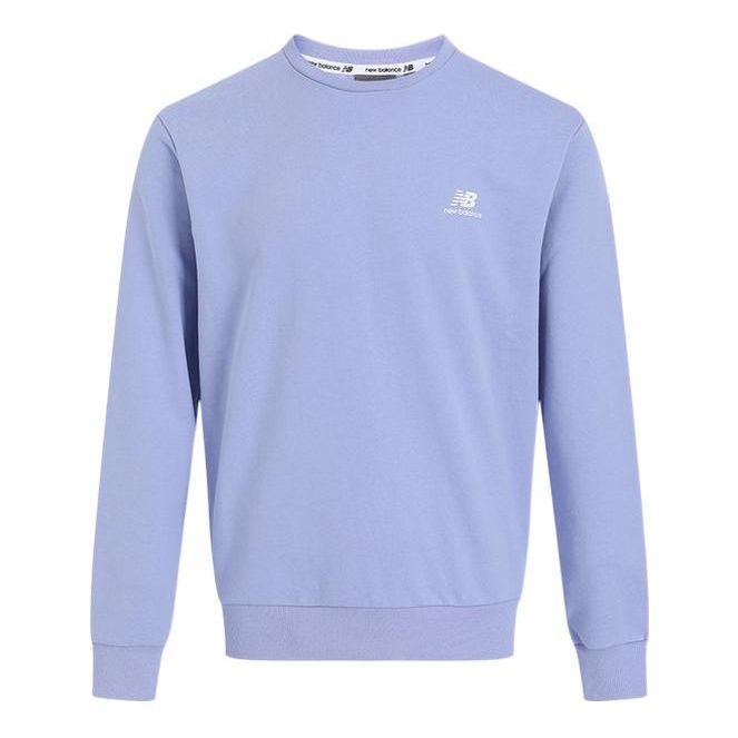Mikina New Balance Essentials Logo Sweatshirt Modrá | 5CB33223-DV