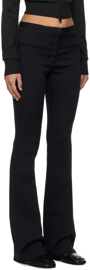 Nohavice Courrèges Courrèges Tailored Flare Trousers Čierna | 124CPA184PL0007, 1
