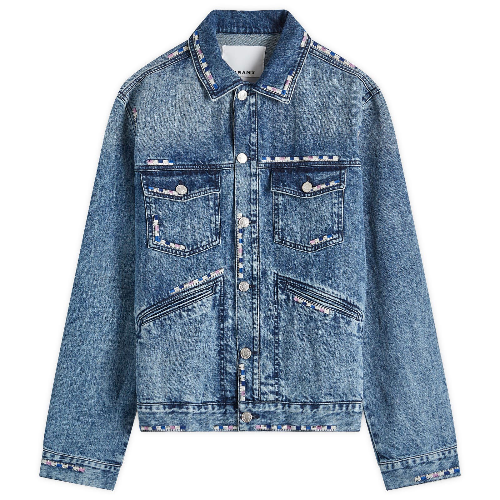 Jango Embroidered Denim Jacket