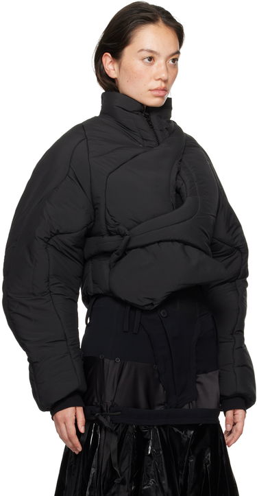 Prešívaná bunda Ottolinger Ottolinger Asymmetrical Padded Jacket Čierna | 1090603921, 1