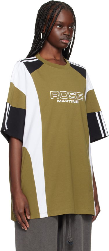 Tričko Martine Rose Martine Rose Oversized Panelled T-Shirt Zelené | 630JE01411D, 1