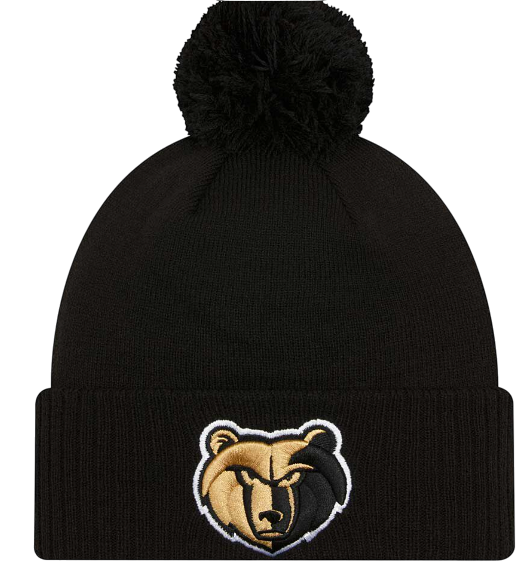 Kulicha New Era New Era Memphis Grizzlies NBA Beanie Čierna | 60430191-60430191, 0