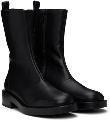 Tenisky a topánky Courrèges Leather Rider Boots Čierna | VESSAB012CR0068, 3