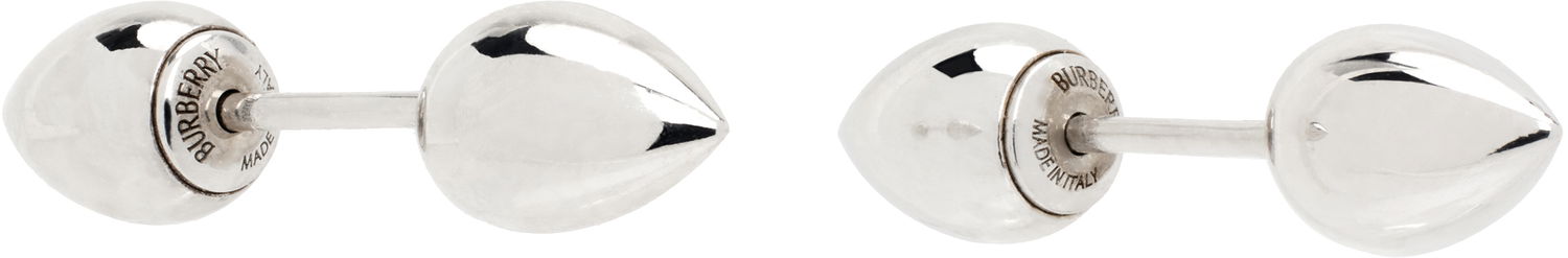 Náušnice Burberry Small Spear Stud Earrings Metalická | 8085317, 1