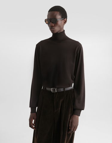 Sveter Dolce & Gabbana Dolce & Gabbana Cashmere Turtleneck Pullover Hnedá | GXW05TJBW05M0682, 3