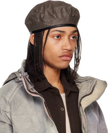 Baretka OUR LEGACY Our Legacy Nylon Beret Šedá | A2258BAB, 3