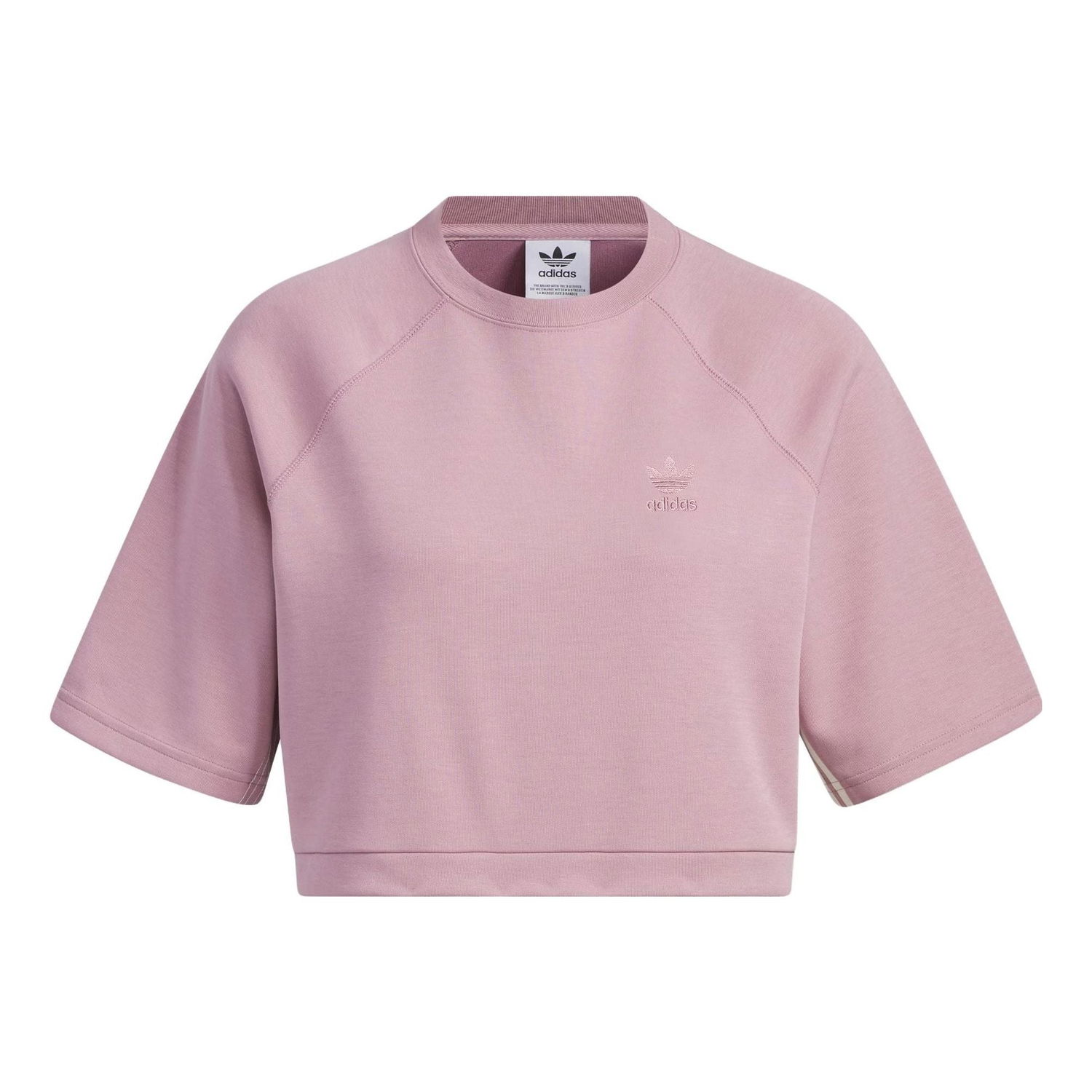Crop Top adidas Originals Toc Graphic Crop T-Shirt Ružová | IN1007, 0