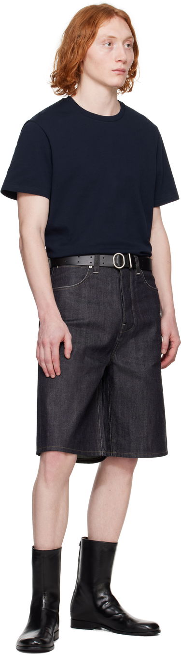Šortky Jil Sander Jil Sander Raw Denim Shorts Modrá | J23KA0110_J45041, 4