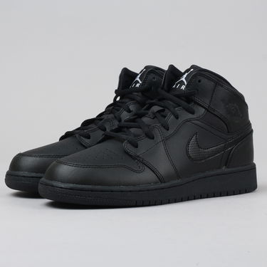 Tenisky a topánky Jordan Air Jordan 1 Mid ''Black White'' Čierna | 554724-034, 1