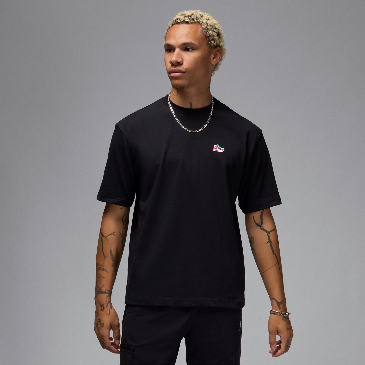 Tričko Jordan Jordan Brand Patch T-Shirt Čierna | HJ2326-010, 0