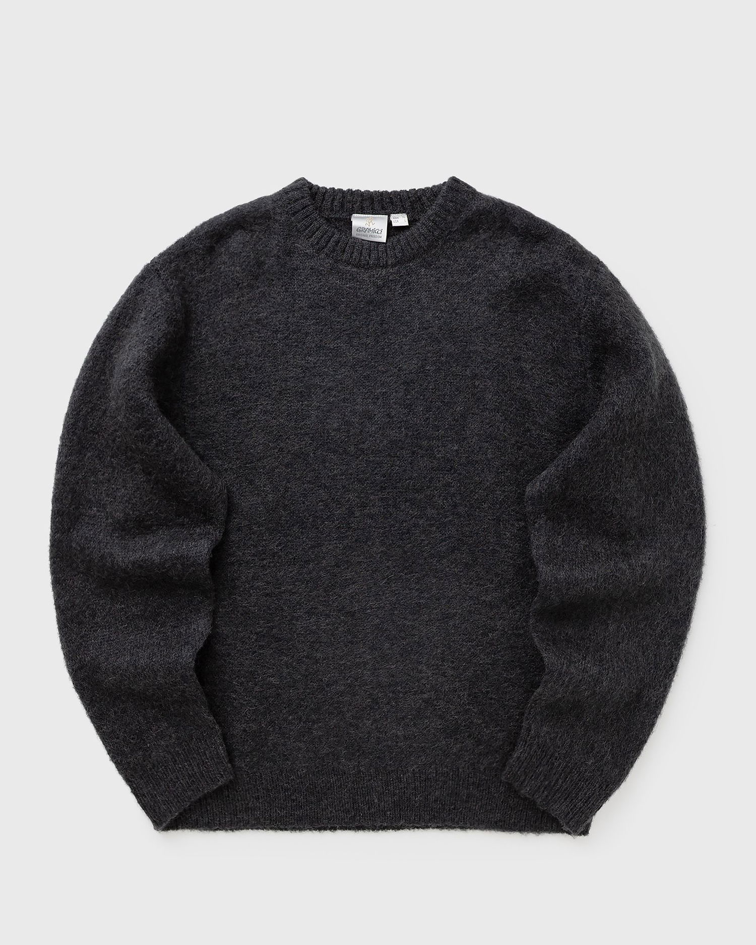 Sveter GRAMICCI Fuzzy Mohair Crew Neck Sweater Šedá | G5FU-J024-CHARCOAL, 0