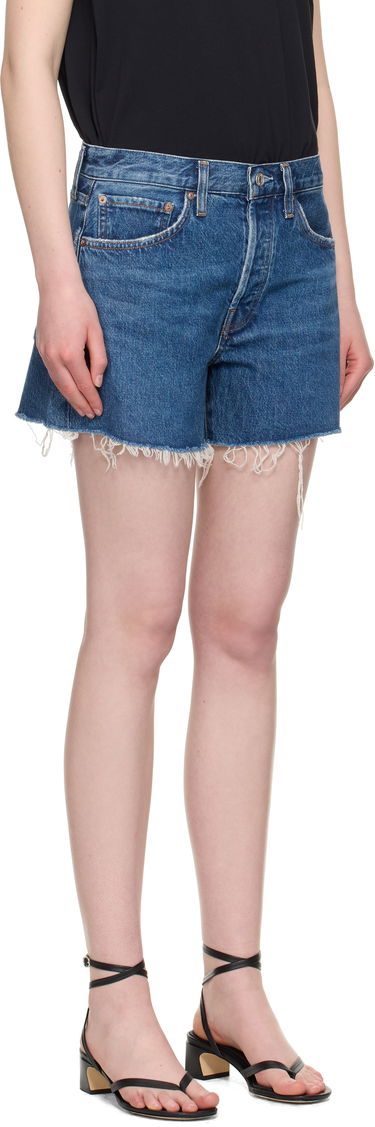 Šortky AGOLDE AGOLDE Parker Long Denim Shorts Modrá | A9010-1371, 1