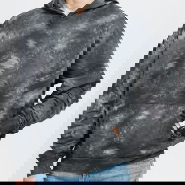 Mikina Urban Classics Tye Dyed Hoody Šedá | TB4501, 2