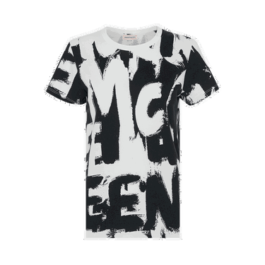Tričko Alexander McQueen Allover Grafitti T-Shirt Rôznofarebný | 710630QZAGB0909, 0