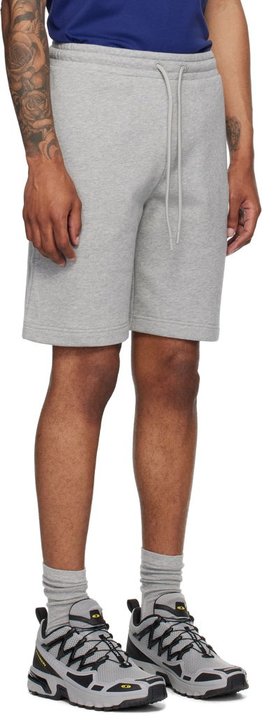 Šortky Moncler Moncler Logo Patch Cotton Shorts Šedá | K20918H0000489AZU, 1