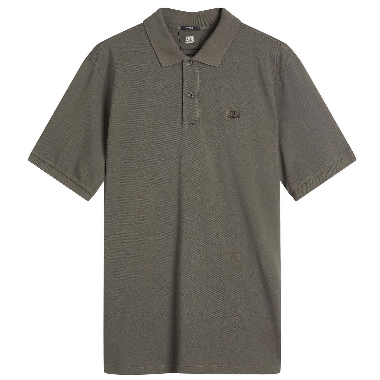 Polo tričko C.P. Company C.P. Company Resist Dye Logo Polo Zelené | 18CMPL180A-110300R-GRY, 1