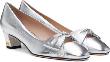 Tenisky a topánky Valentino Valentino Garavani Bowow Kitten Heels Metalická | 6W2S0LB5KDR, 3