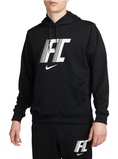 Mikina Nike Dri-FIT FC Fleece Hoodie Čierna | dv9757-010