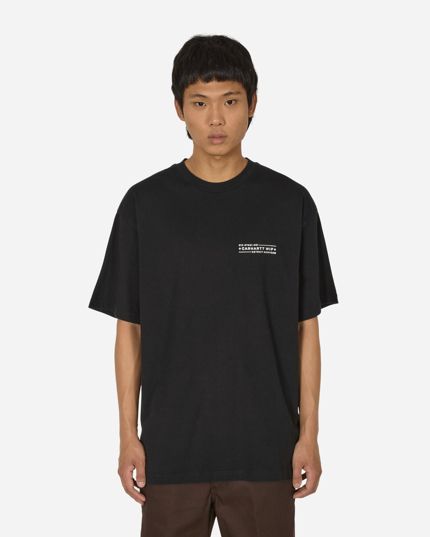 Tričko Carhartt WIP Stamp T-Shirt Black Čierna | I033670 0D206, 1