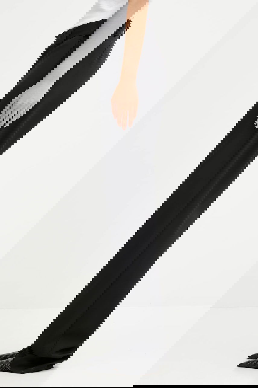 Nohavice VETEMENTS Fitted Tailored High Waist Pants Čierna | WH76TP300SB, 1