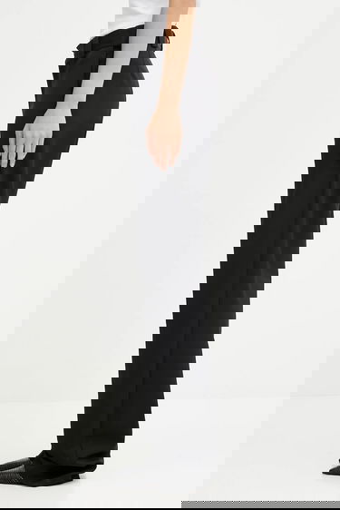 Nohavice VETEMENTS Fitted Tailored High Waist Pants Čierna | WH76TP300SB, 1