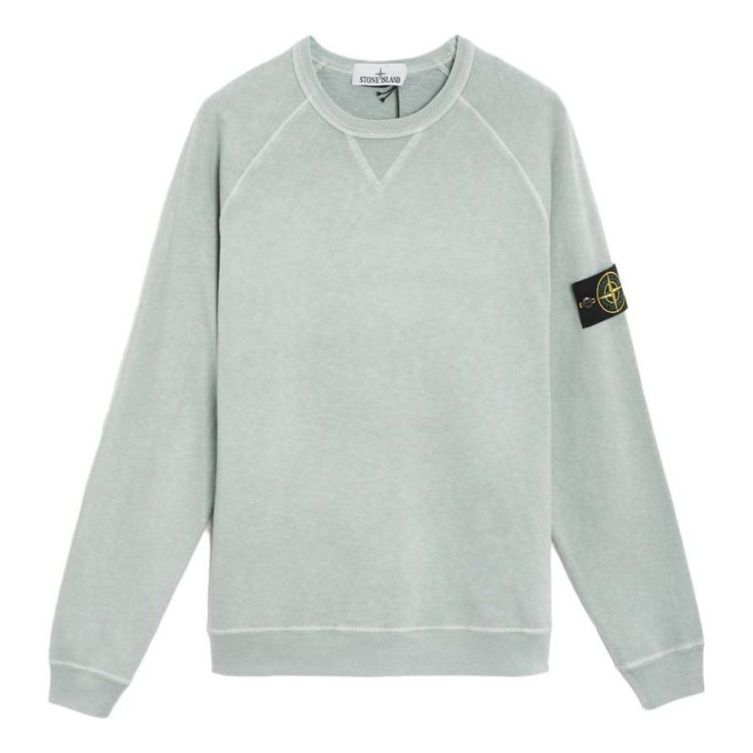 Sveter Stone Island Compass Patch Long-Sleeved Sweatshirt Zelené | 781566360-V0141