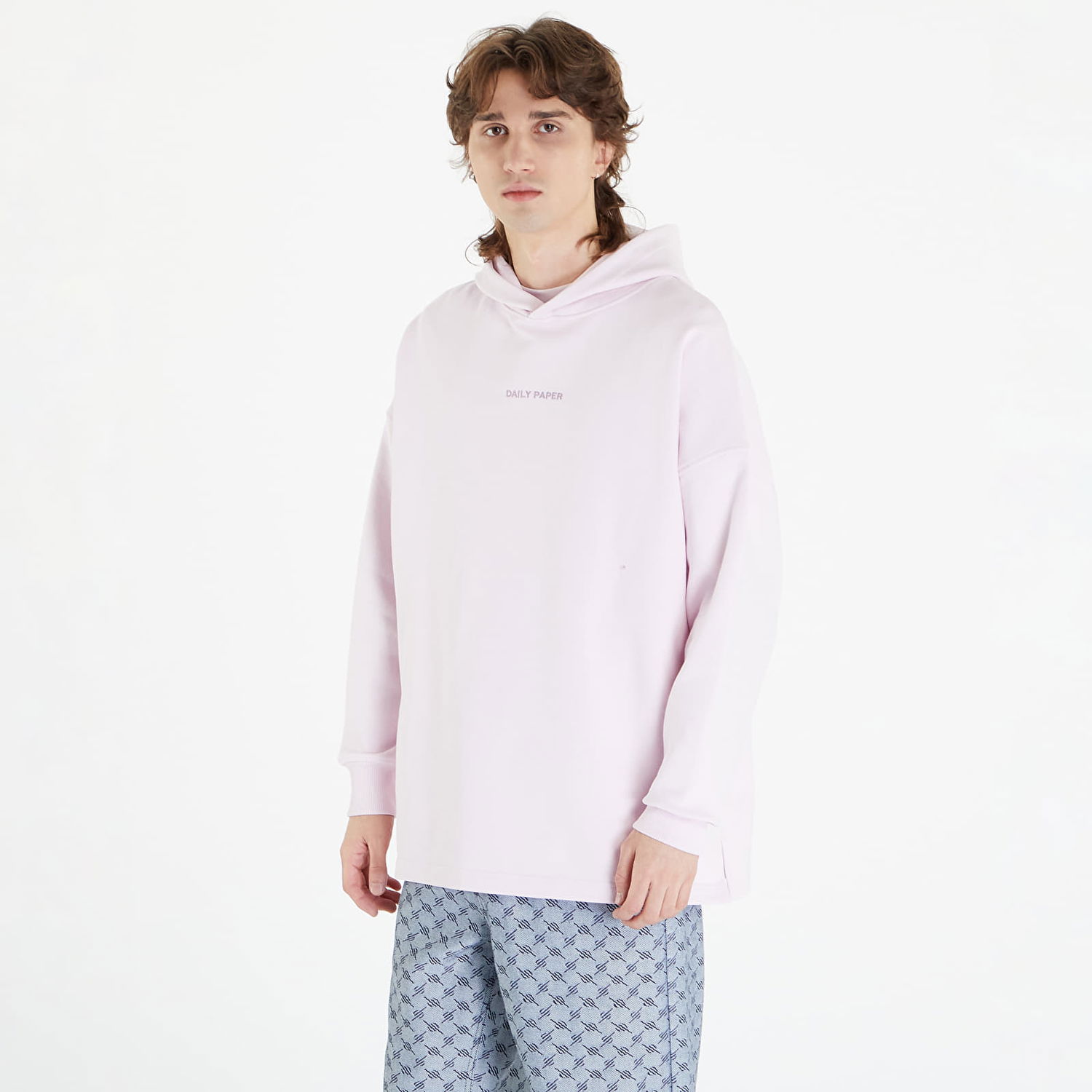 Mikina DAILY PAPER Songul Relaxed Hoodie Ružová | 2411084, 0
