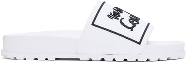 Tenisky a topánky Versace Versace Jeans Couture Logo Shelly Pool Slides Biela | E78VA3SQ2_E71352, 0