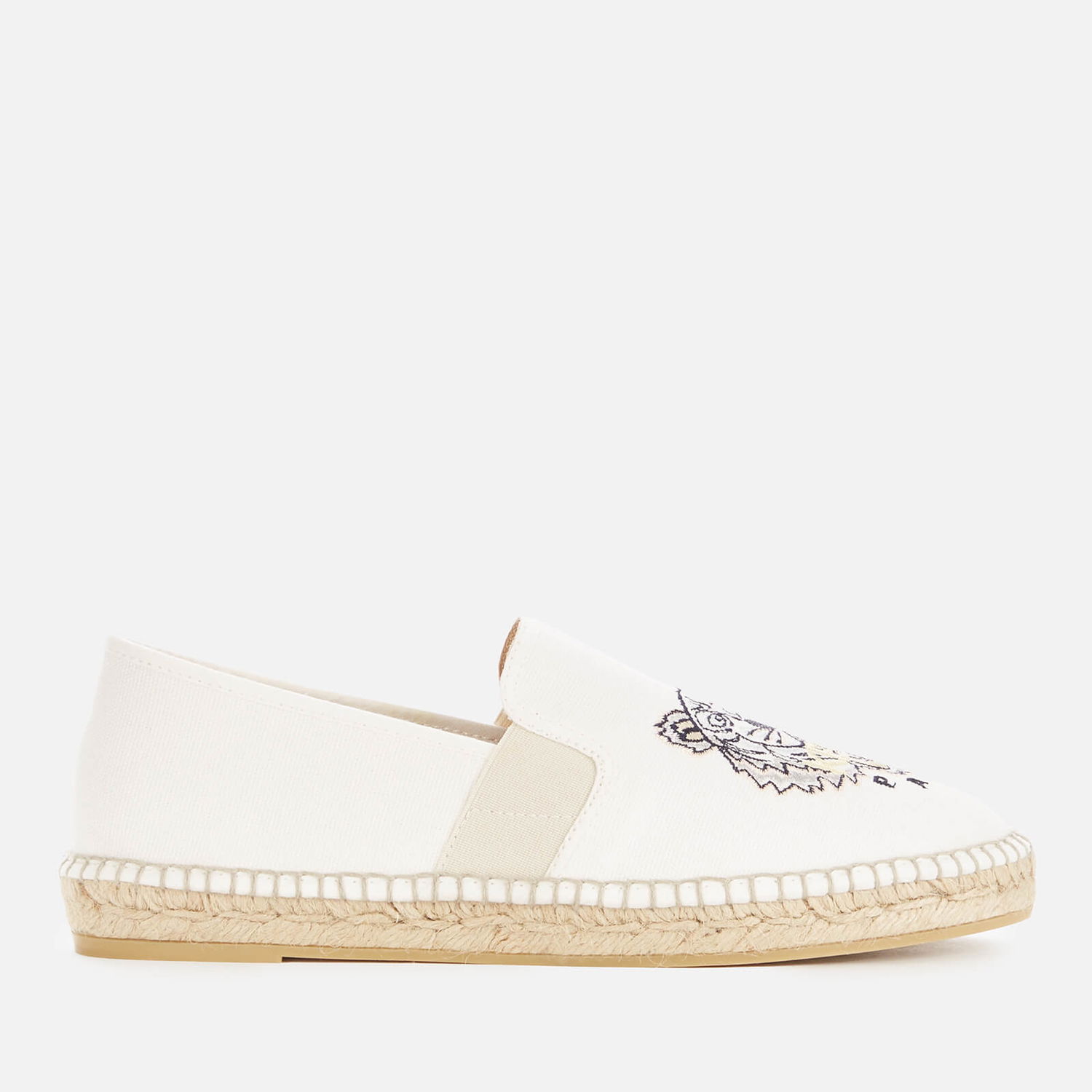 Tenisky a topánky KENZO Women's Tiger Elastic Espadrilles - White - UK 3.5 Biela | FC52ES188F71-01, 0