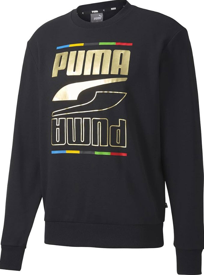 Mikina Puma Rebel Crew 5 Continents TR Čierna | 584608-01