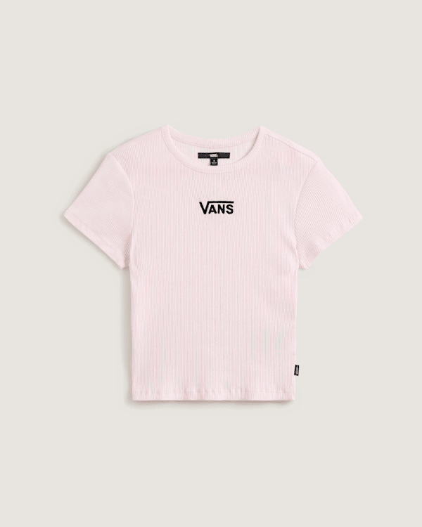 Tričko Vans Cameron Ribbed T-Shirt Ružová | VN000RD1O32, 0