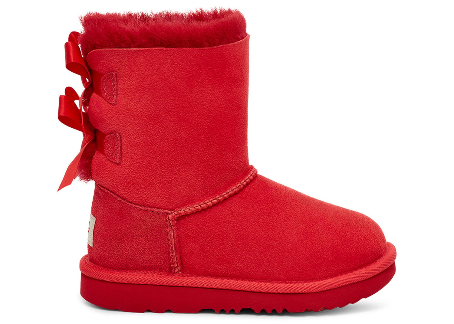 Oblečenie UGG Bailey Bow II Boot Samba Red (Toddler) Červená | 1017394T-SBR, 0