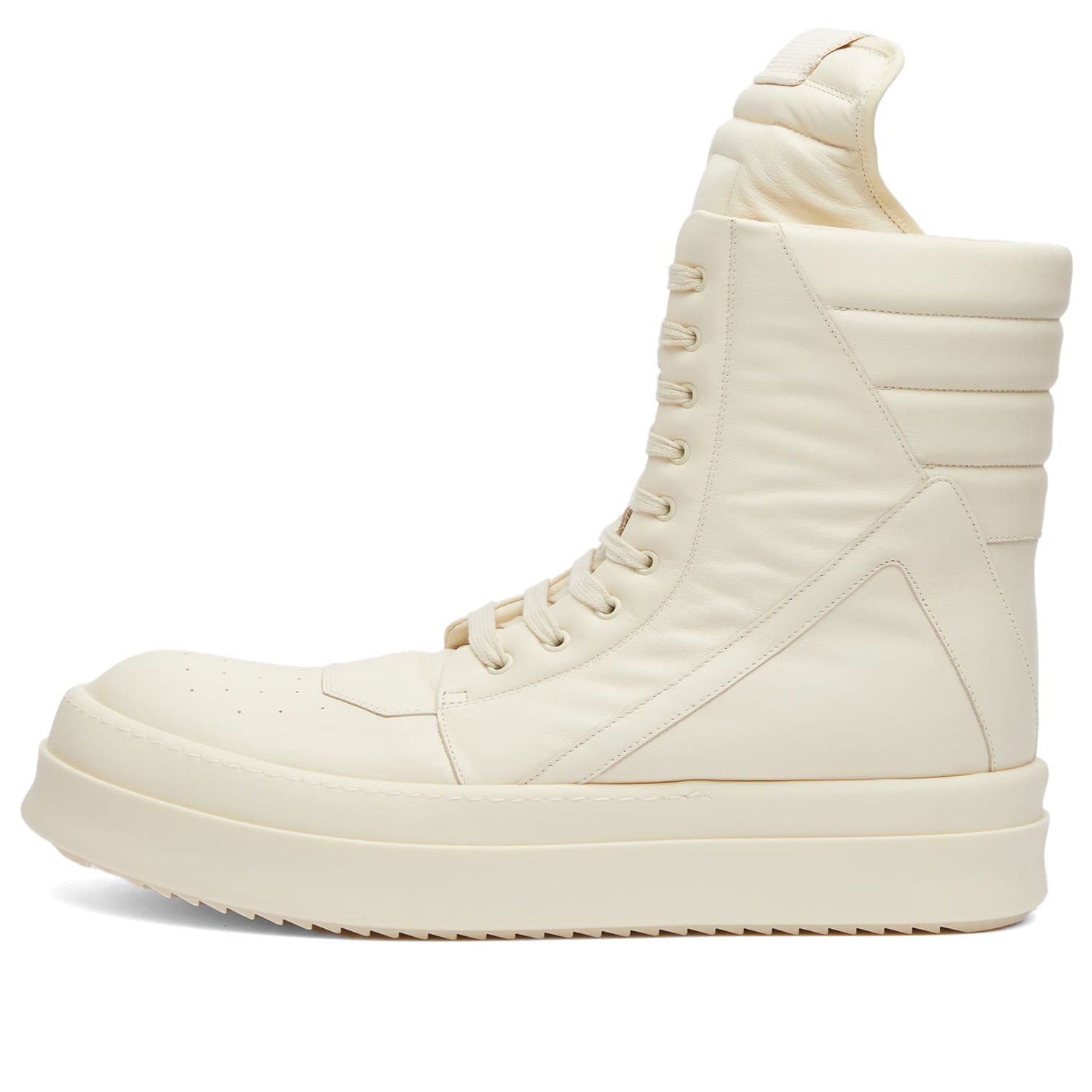 Tenisky a topánky Rick Owens Rick Owens Geobasket High-Top Boots Biela | RR01E5855-LCO-1111, 0