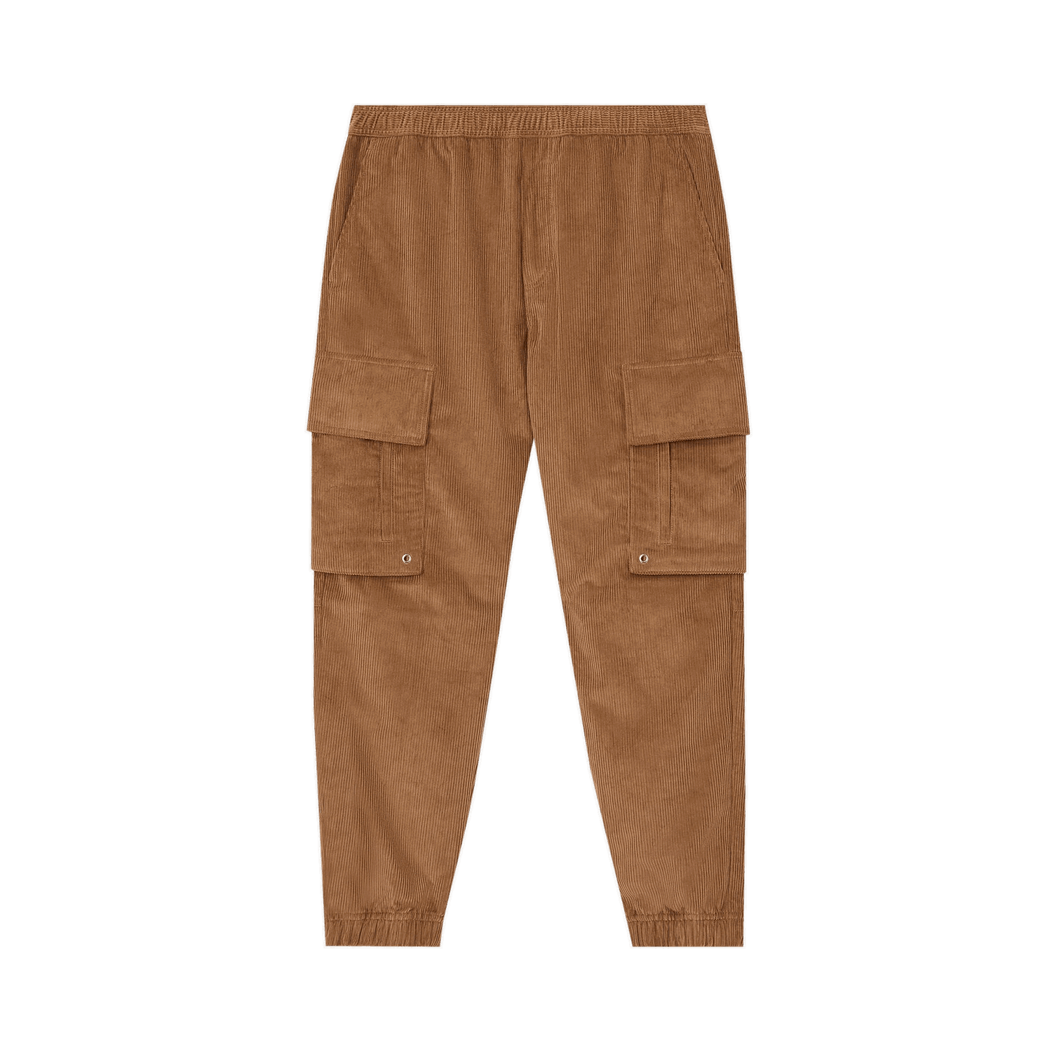 Nohavice Burberry Logo Detail Corduroy Cargo Trousers Hnedá | 8055141, 0