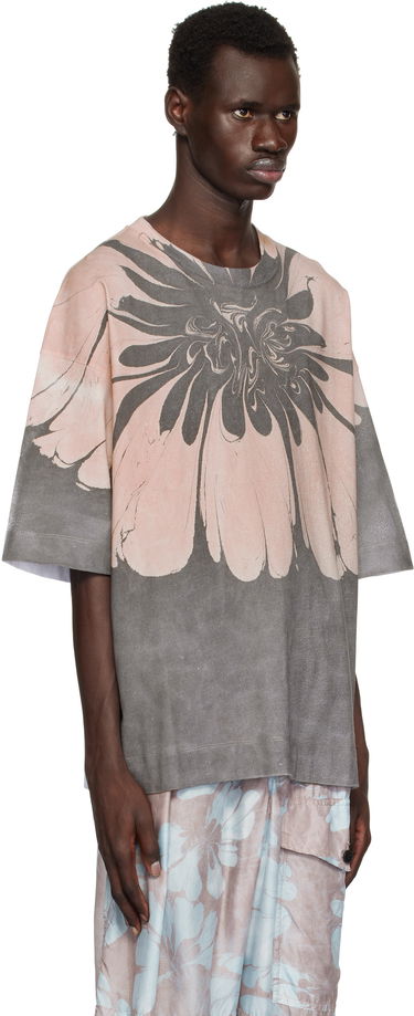 Tričko Dries Van Noten Dries Van Noten Floral Print T-Shirt Ružová | 251-021114-1603, 1